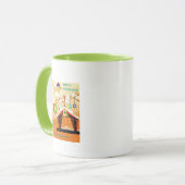 Klassische Tasse - Weihnachtsvogelzuführung (Vorderseite Links)