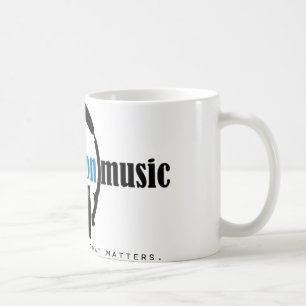Klassische Tasse zeigt BEM "Musik, das