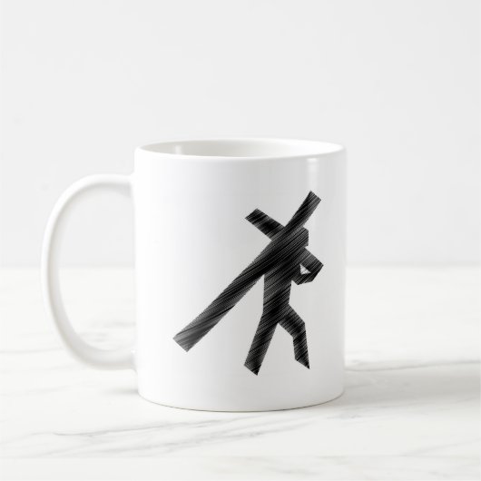 Klassische Tassen-weißer Weg Kaffeetasse (Links)