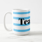 Klassische Teetasse - Blaue Ringe (Links)