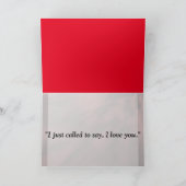 Klassische Telefonkarte Karte (Innenseite)