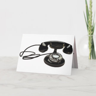 Klassische Telefonkarte Karte