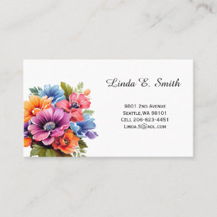 Klassische Telefonkarte Visitenkarte