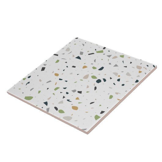 Klassische Terrazzo-Keramik Fliese (Seite)