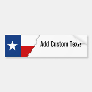 Klassische Texas-Staats-Flagge Autoaufkleber