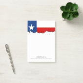 Klassische Texas-Staats-Flagge Post-it Klebezettel (Büro)