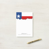 Klassische Texas-Staats-Flagge Post-it Klebezettel (Auf Schreibtisch)