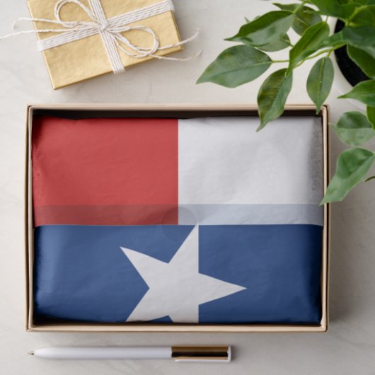 Klassische Texas-Staats-Flagge Seidenpapier (Geschenk)