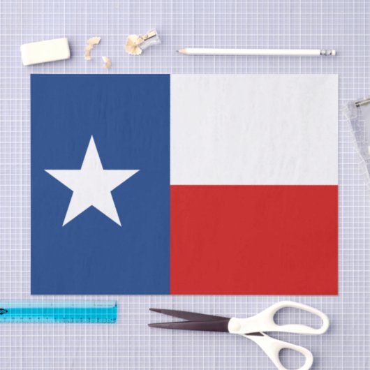Klassische Texas-Staats-Flagge Seidenpapier (Handwerk)