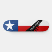 Klassische Texas-Staats-Flagge Skateboard (Horizontal)