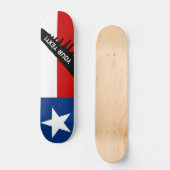 Klassische Texas-Staats-Flagge Skateboard (Vorderseite)