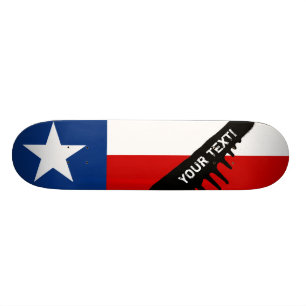 Klassische Texas-Staats-Flagge Skateboard