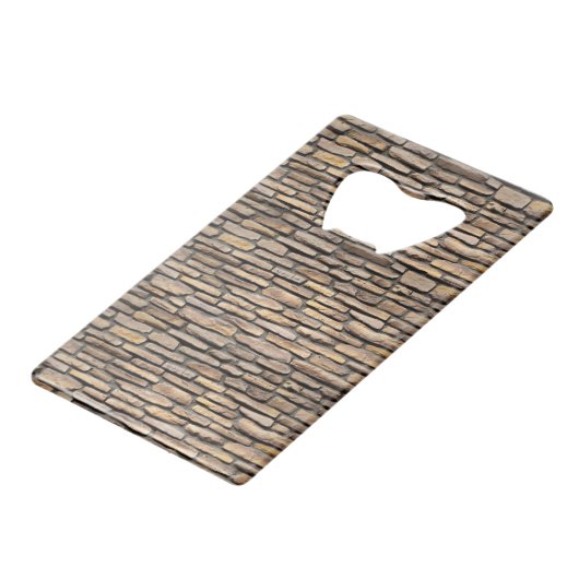 Klassische Texturen Geldbeutel Flaschenöffner (Rückseite Schrägansicht)