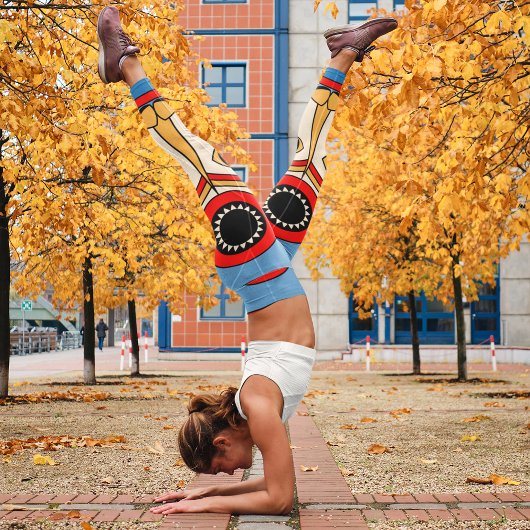 klassische Tickmaske Leggings