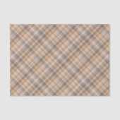 Klassische traditionelle Beige Tan Taupe Brown Gin Seidenpapier (Vorderseite)