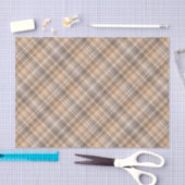 Klassische traditionelle Beige Tan Taupe Brown Gin Seidenpapier (Handwerk)