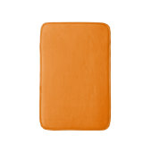 Klassische traditionelle Pumpkin Orange Solid Colo Badematte (Vorderseite Vertikal)