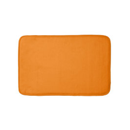 Klassische traditionelle Pumpkin Orange Solid Colo Badematte