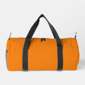 Klassische traditionelle Pumpkin Orange Solid Colo Duffle Bag (Rückseite)