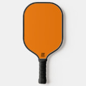 Klassische traditionelle Pumpkin Orange Solid Colo Pickleball Schläger (Rückseite)