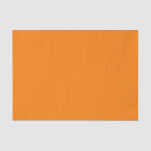 Klassische traditionelle Pumpkin Orange Solid Colo Seidenpapier (Vorderseite)