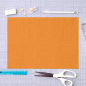 Klassische traditionelle Pumpkin Orange Solid Colo Seidenpapier (Handwerk)
