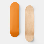 Klassische traditionelle Pumpkin Orange Solid Colo Skateboard (Vorderseite)