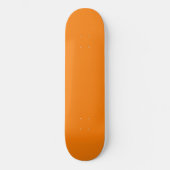 Klassische traditionelle Pumpkin Orange Solid Colo Skateboard (Vorderseite)