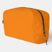 Klassische traditionelle Pumpkin Orange Solid Colo Waschbeutel (Rechte Ecke)