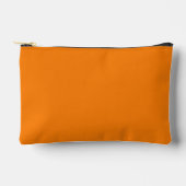 Klassische traditionelle Pumpkin Orange Solid Colo Zubehörtasche (Vorderseite)