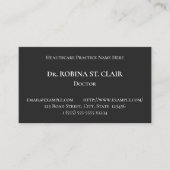 Klassische, traditionelle Visitenkarte (Vorderseite)