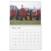 Klassische Traktor-kundengerechter Kalender (Feb 2027)