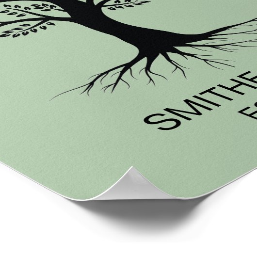 Klassische Tree-Poster-Wand - Kunst Poster (Ecke)