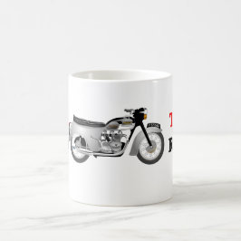 Klassische Triumph T100A Motorrad-Tasse Kaffeetasse
