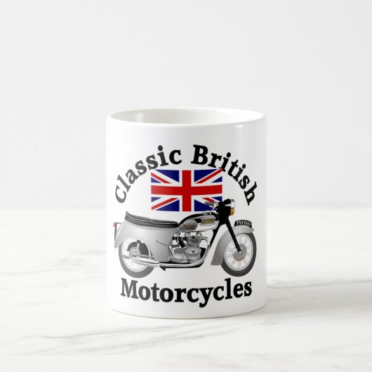 Klassische Triumph T100A Motorrad-Tasse Kaffeetasse (Mittel)