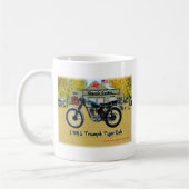Klassische Triumph-Tasse der Motorrad-1969 Kaffeetasse (Links)