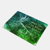 Klassische Trockenfliegenmuster für die Forellen- Fußmatte (Schrägansicht)