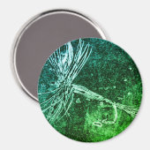 Klassische Trockenfliegenmuster für die Forellen- Magnet (Vorderseite/Rückseite)