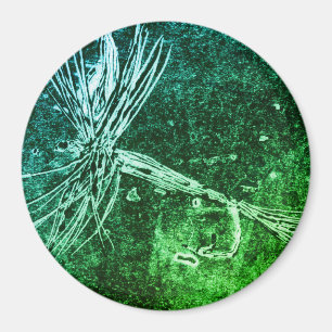 Klassische Trockenfliegenmuster für die Forellen- Magnet