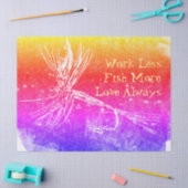 Klassische Trockenfliegenmuster für die Forellen- Seidenpapier (Basteln)