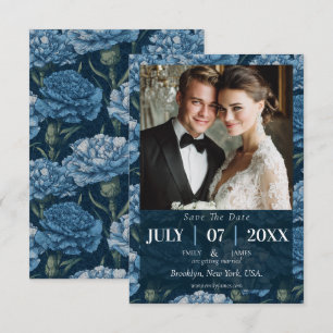 Klassische Tropische Hochzeit mit Nelken Save The Date