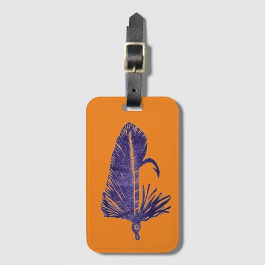 Klassische Trout Fly Matuka stromer Gepäckanhänger (Vorderseite Vertikal)