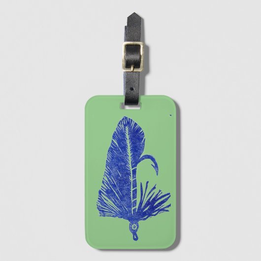 Klassische Trout Fly Matuka stromer Gepäckanhänger (Vorderseite Vertikal)