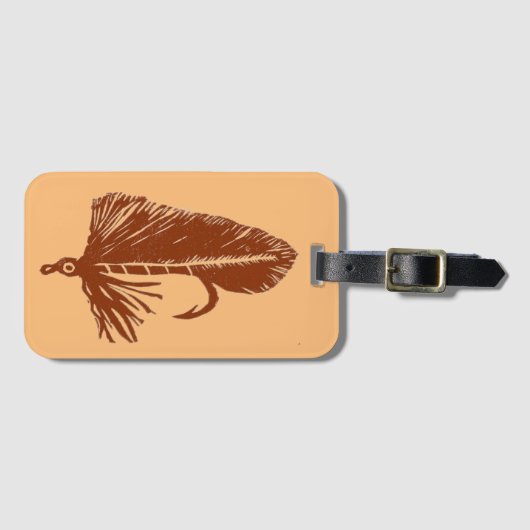 Klassische Trout Fly Matuka stromer Gepäckanhänger (Vorderseite (Horizontal))
