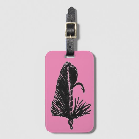 Klassische Trout Fly Matuka stromer Gepäckanhänger (Vorderseite Vertikal)