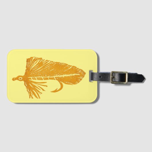 Klassische Trout Fly Matuka stromer Gepäckanhänger (Vorderseite (Horizontal))