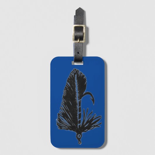 Klassische Trout Fly Matuka stromer Gepäckanhänger (Vorderseite Vertikal)