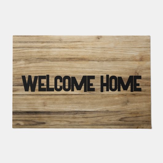 Klassische Tür. Fußmatte (Vorderseite)