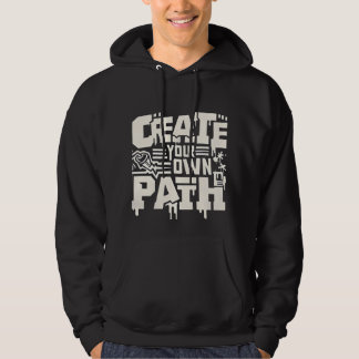 Klassische Typografie Hoodie