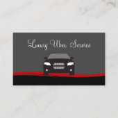 Klassische Uber Driver Glossy Business Cards Visitenkarte (Vorderseite)